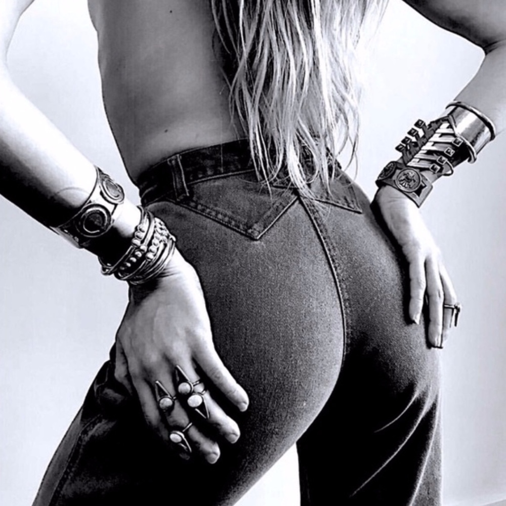 VTG Rocky Mountain High Waist Raw Hem Jeans 28/7